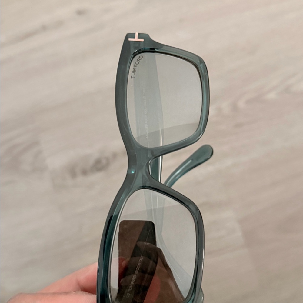 Tom Ford Teal Square Sunglasses